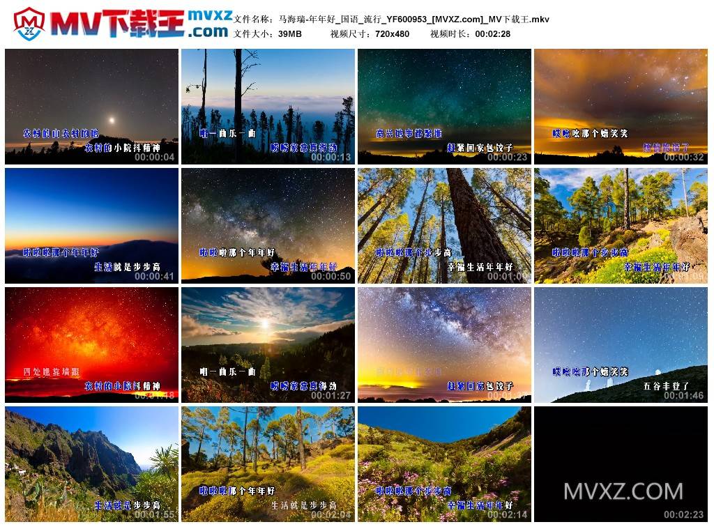 马海瑞-年年好_国语_流行_YF600953